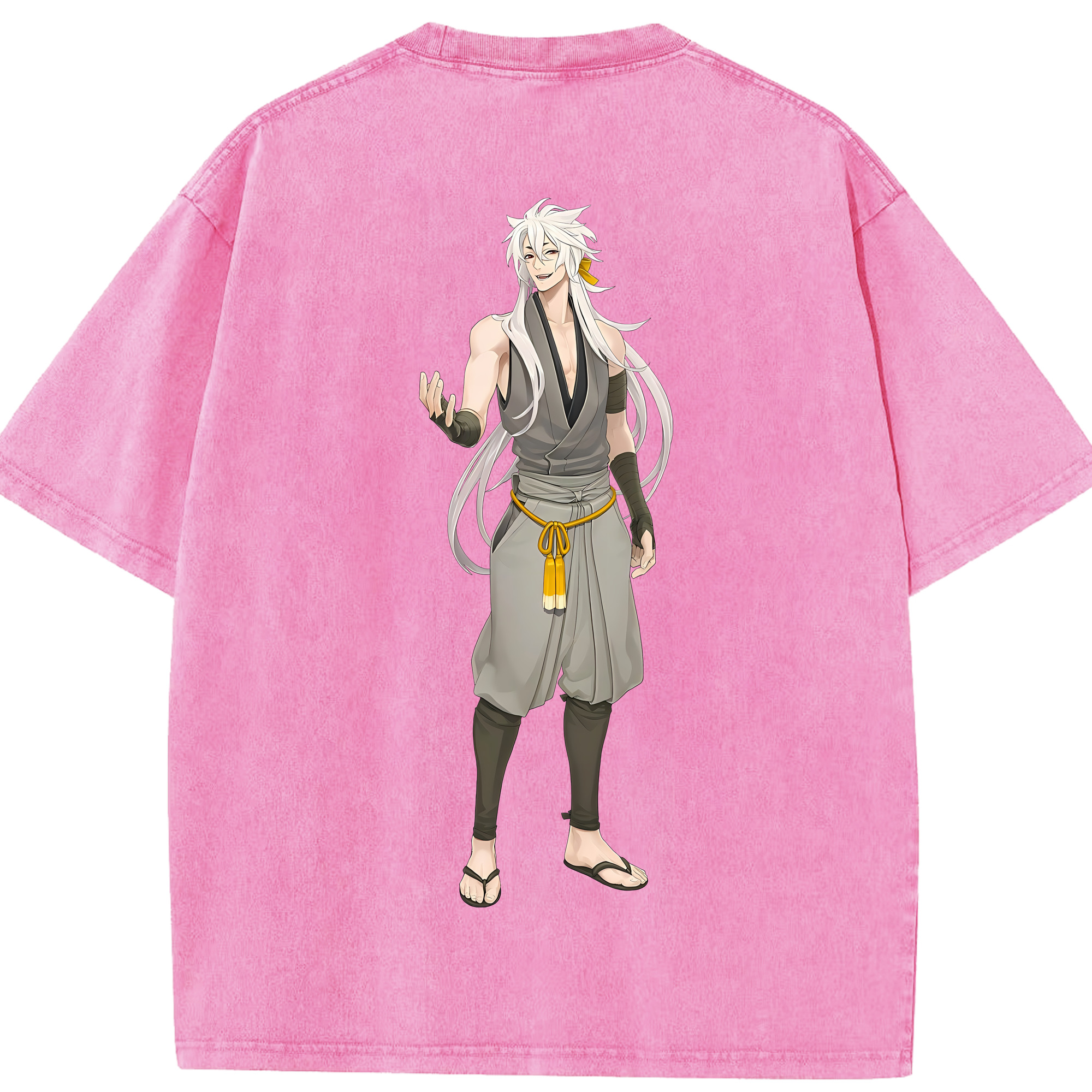 （画像用） 刀剣乱舞 Touken Ranbu 綿100% ヴィンテージ風 半袖Tシャツ（背面プリント）